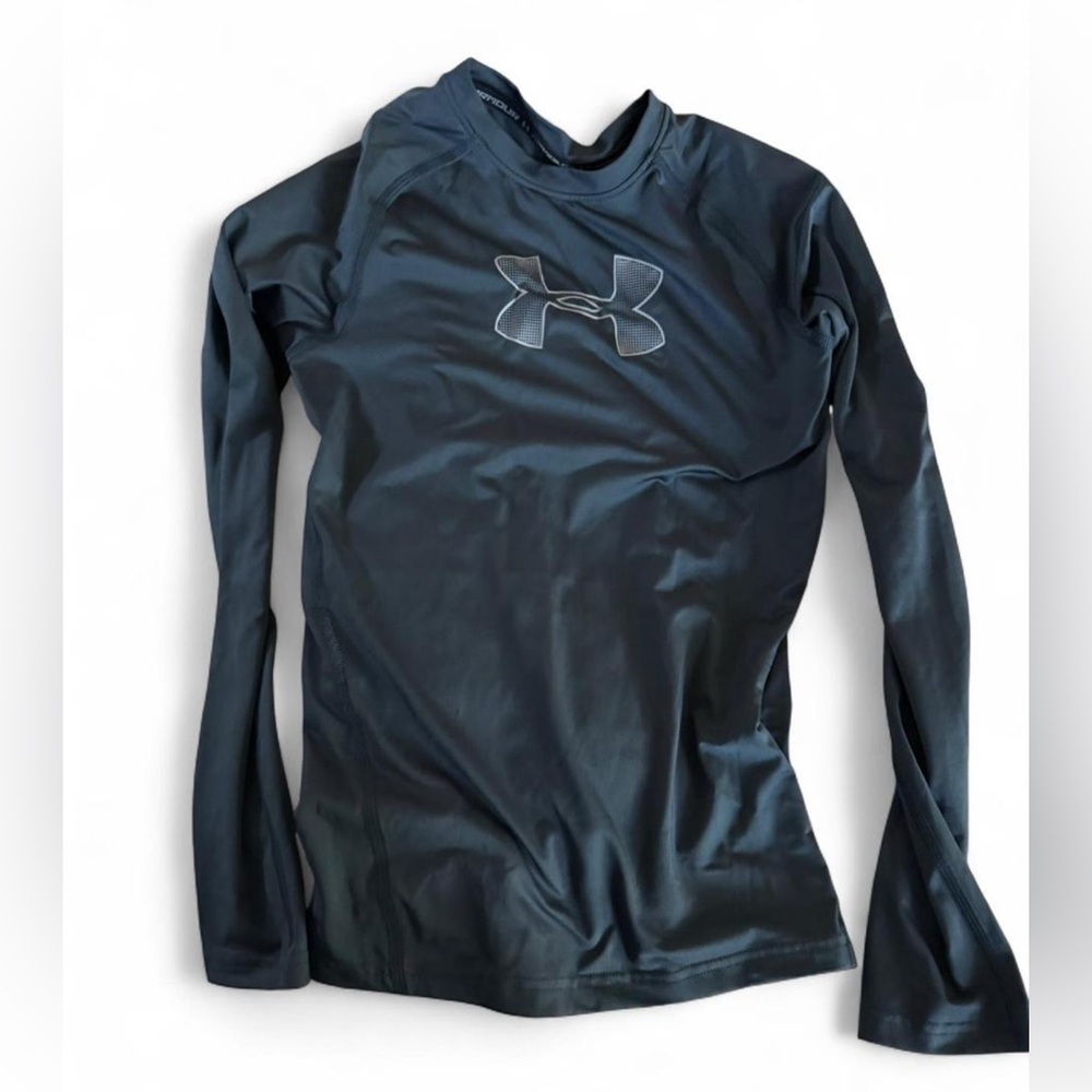 Youth grey Under Armour HeatGear Shirt